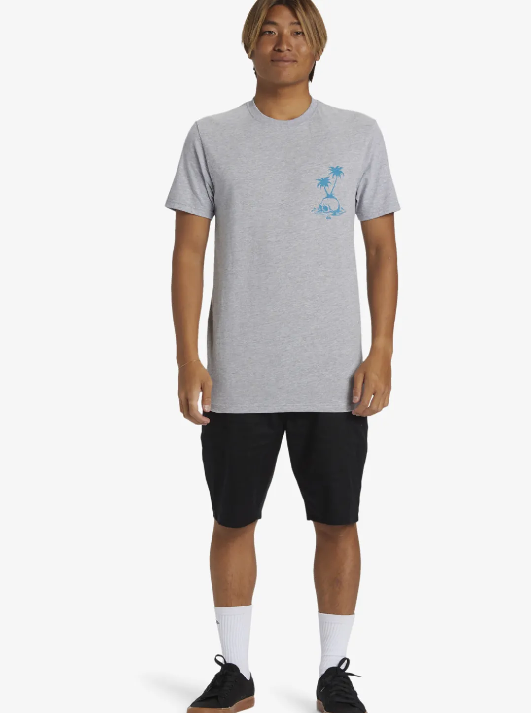 Mens Quiksilver Tees|Skull Island T-Shirt