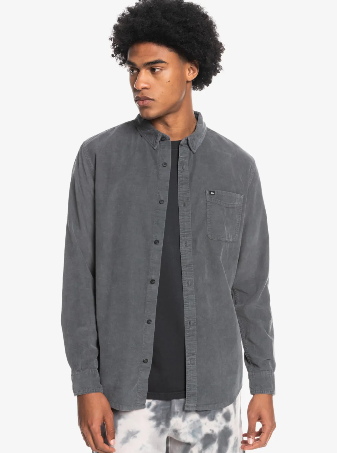 Mens Quiksilver Shirts & Polos|Smoke Trail Long Sleeve Shirt