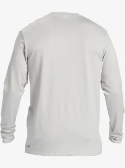 Mens Quiksilver Rashguards|Solid Streak Long Sleeve Upf 50 Surf Tee