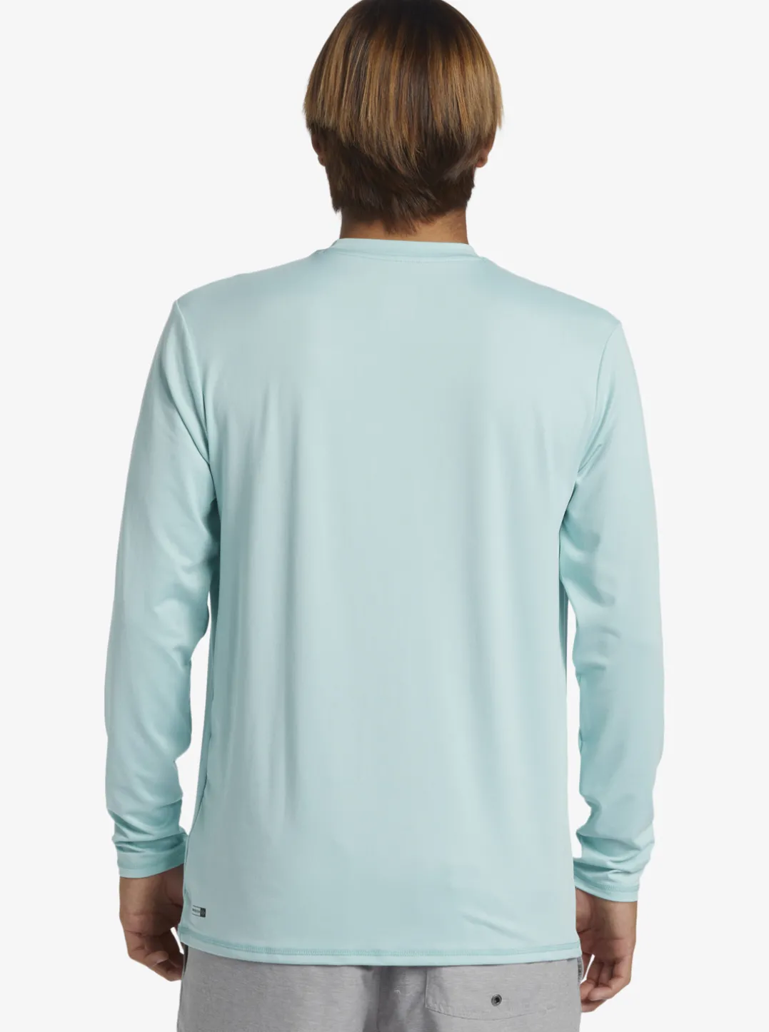 Mens Quiksilver Rashguards|Solid Streak Long Sleeve Upf 50 Surf Tee