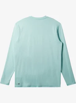 Mens Quiksilver Rashguards|Solid Streak Long Sleeve Upf 50 Surf Tee