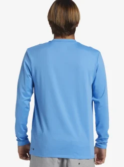 Mens Quiksilver Rashguards|Solid Streak Long Sleeve Upf 50 Surf Tee
