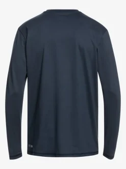 Mens Quiksilver Rashguards|Solid Streak Long Sleeve Upf 50 Surf Tee