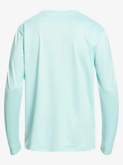 Mens Quiksilver Rashguards|Solid Streak Long Sleeve Upf 50 Surf Tee