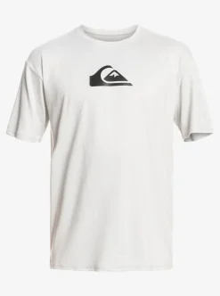 Mens Quiksilver Rashguards|Solid Streak Short Sleeve Upf 50 Surf Tee