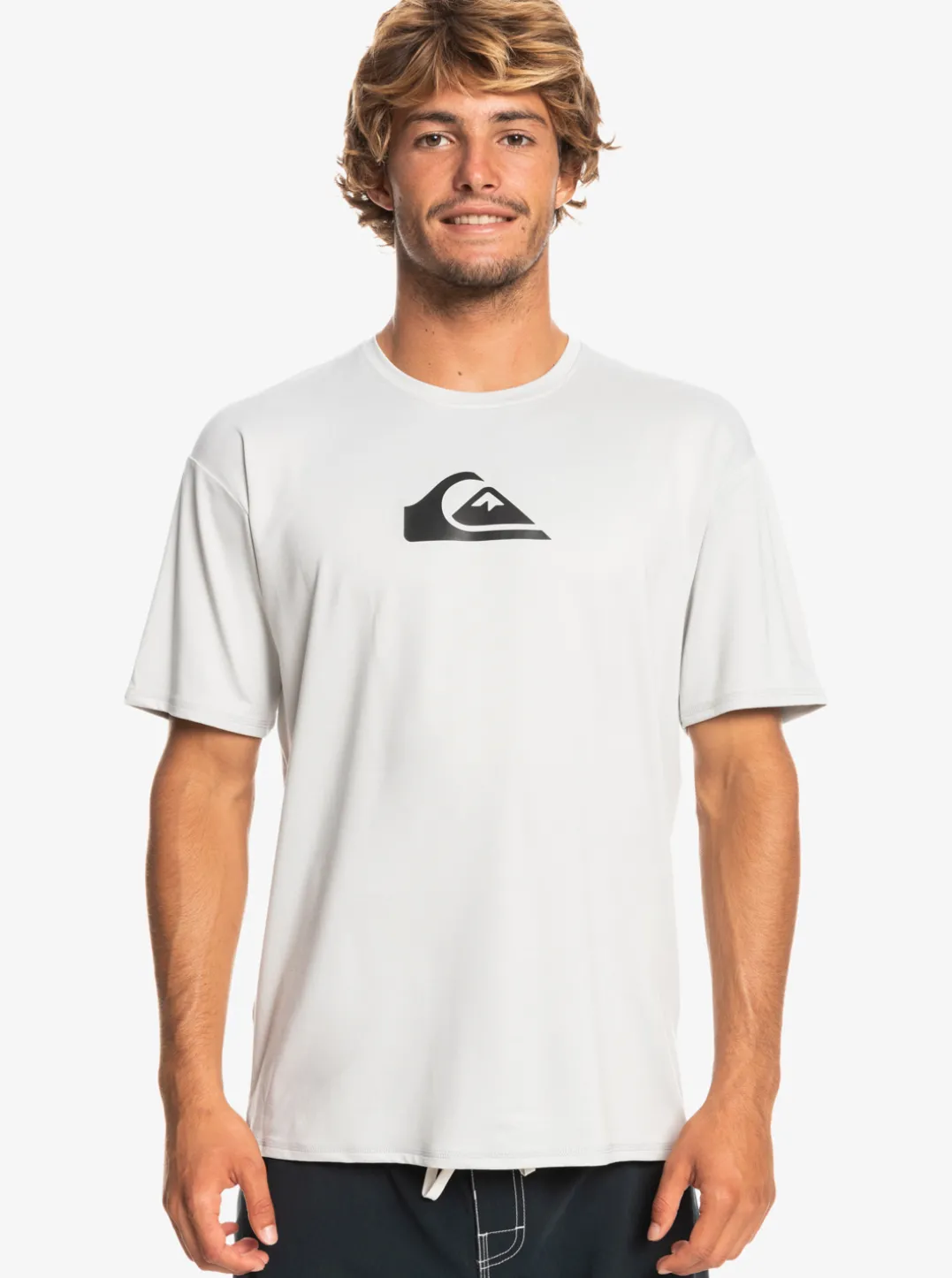 Mens Quiksilver Rashguards|Solid Streak Short Sleeve Upf 50 Surf Tee