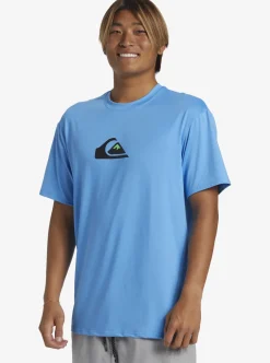 Mens Quiksilver Rashguards|Solid Streak Short Sleeve Upf 50 Surf Tee
