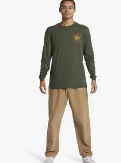 Mens Quiksilver Tees|Solo Arbol Long Sleeve T-Shirt