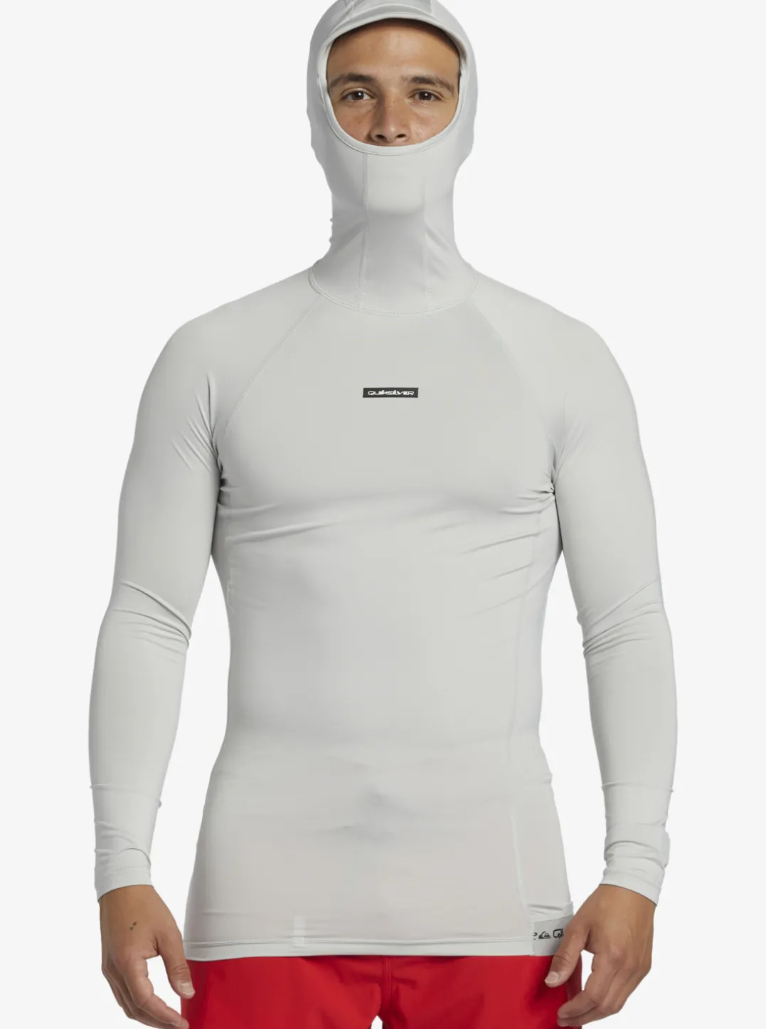 Mens Quiksilver Rashguards|Storm Tripper Hooded Long Sleeve Surf Top