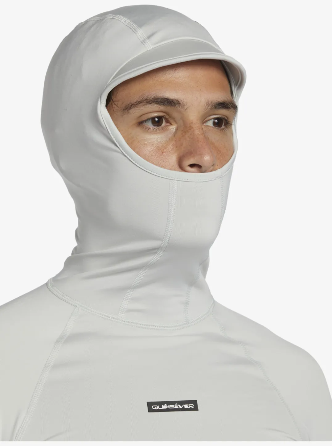 Mens Quiksilver Rashguards|Storm Tripper Hooded Long Sleeve Surf Top