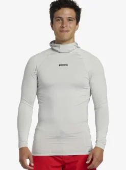 Mens Quiksilver Rashguards|Storm Tripper Hooded Long Sleeve Surf Top
