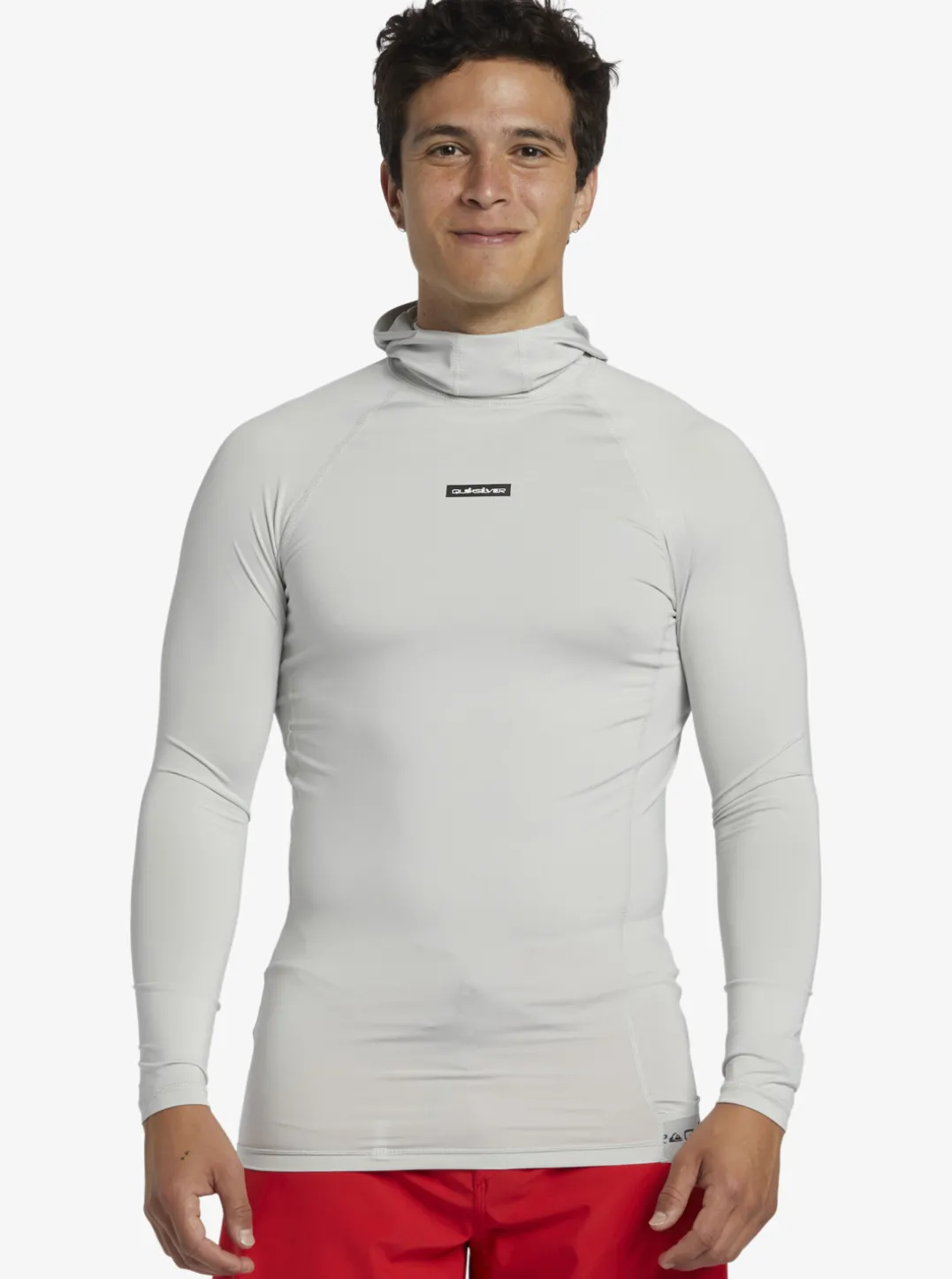 Mens Quiksilver Rashguards|Storm Tripper Hooded Long Sleeve Surf Top