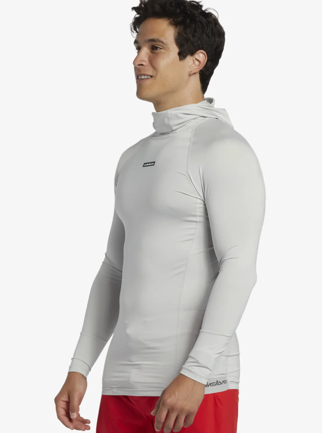 Mens Quiksilver Rashguards|Storm Tripper Hooded Long Sleeve Surf Top