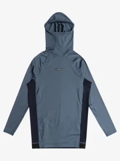 Mens Quiksilver Rashguards|Storm Tripper Hooded Long Sleeve Surf Top