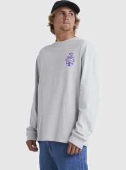 Mens Quiksilver Tees|Stretch Long Sleeve T-Shirt
