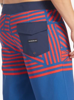 Mens Quiksilver Boardshorts|Surfsilk Hawaii Flag 20 20