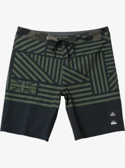 Mens Quiksilver Boardshorts|Surfsilk Hawaii Flag 20 20" Boardshorts
