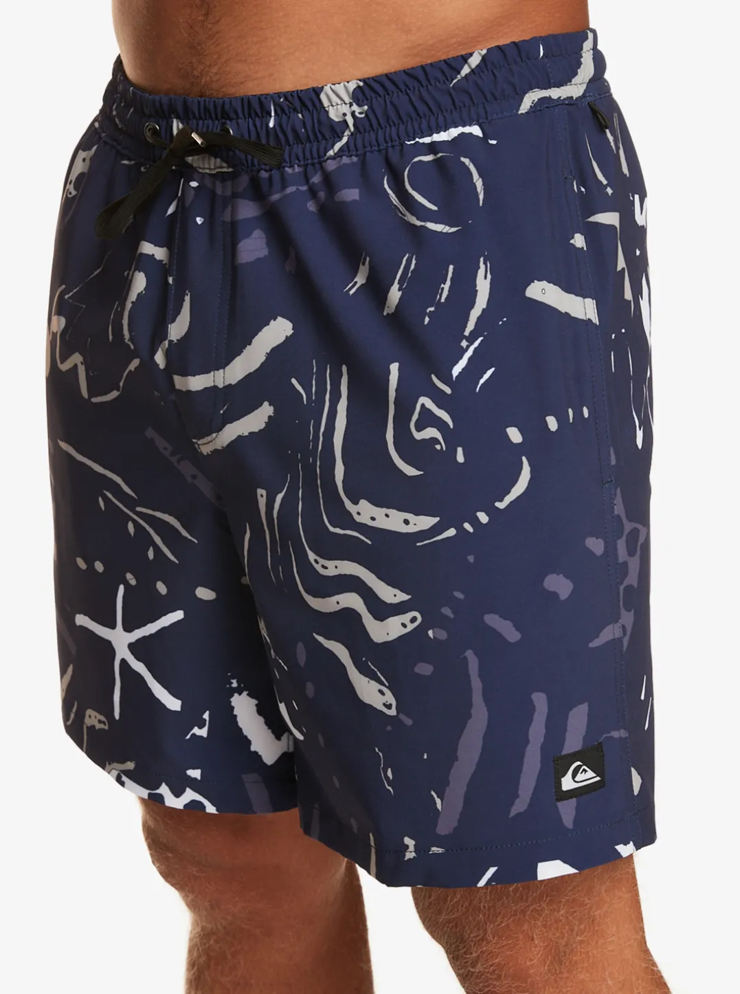 Mens Quiksilver Elastic Waist|Surfsilk Mix 17" Volleys