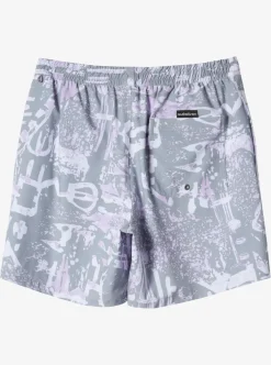 Mens Quiksilver Elastic Waist|Surfsilk Mix 17" Volleys