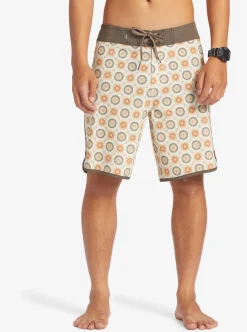 Mens Quiksilver Boardshorts|Surfsilk Scallop 19