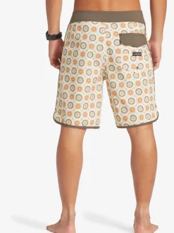 Mens Quiksilver Boardshorts|Surfsilk Scallop 19