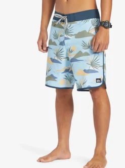 Mens Quiksilver Boardshorts|Surfsilk Scallop 19
