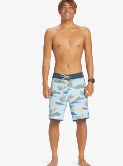 Mens Quiksilver Boardshorts|Surfsilk Scallop 19