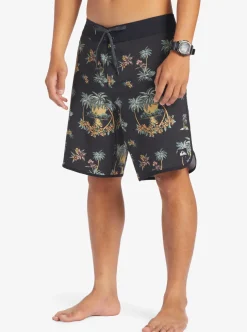 Mens Quiksilver Boardshorts|Surfsilk Scallop 19