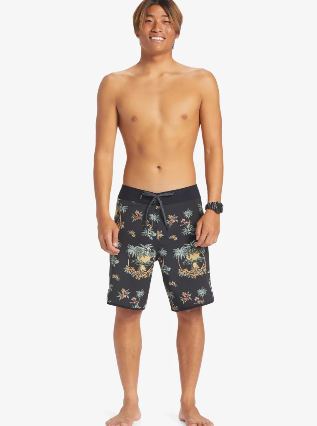 Mens Quiksilver Boardshorts|Surfsilk Scallop 19" Boardshorts