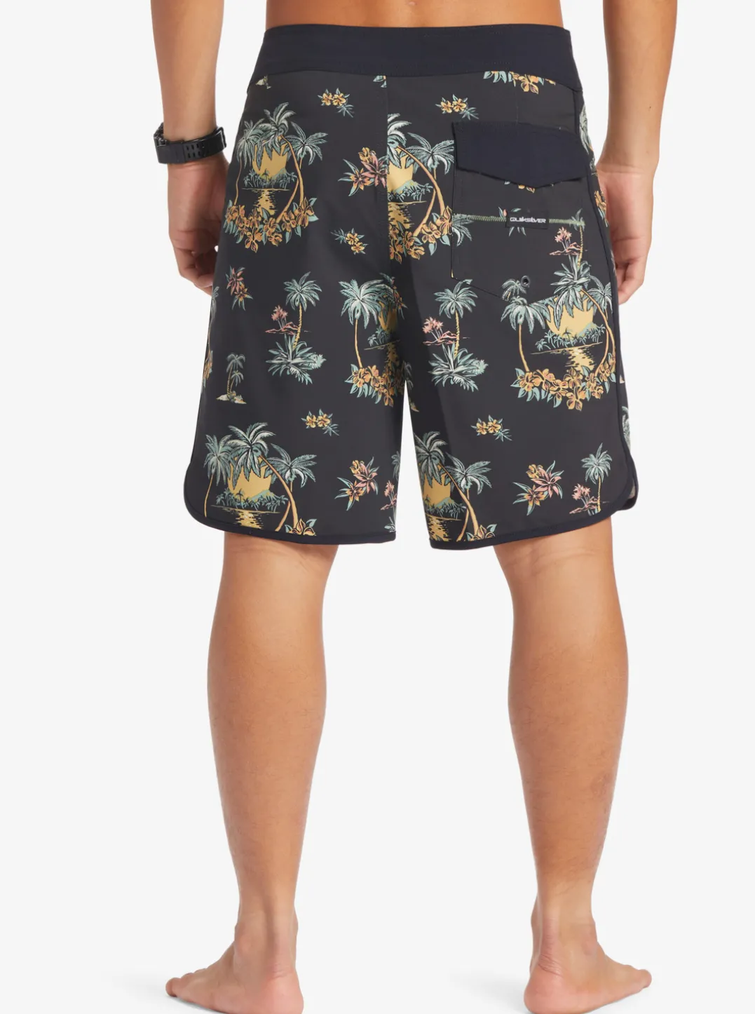 Mens Quiksilver Boardshorts|Surfsilk Scallop 19" Boardshorts