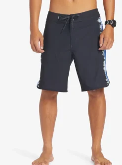 Mens Quiksilver Boardshorts|Surfsilk Scallop 19