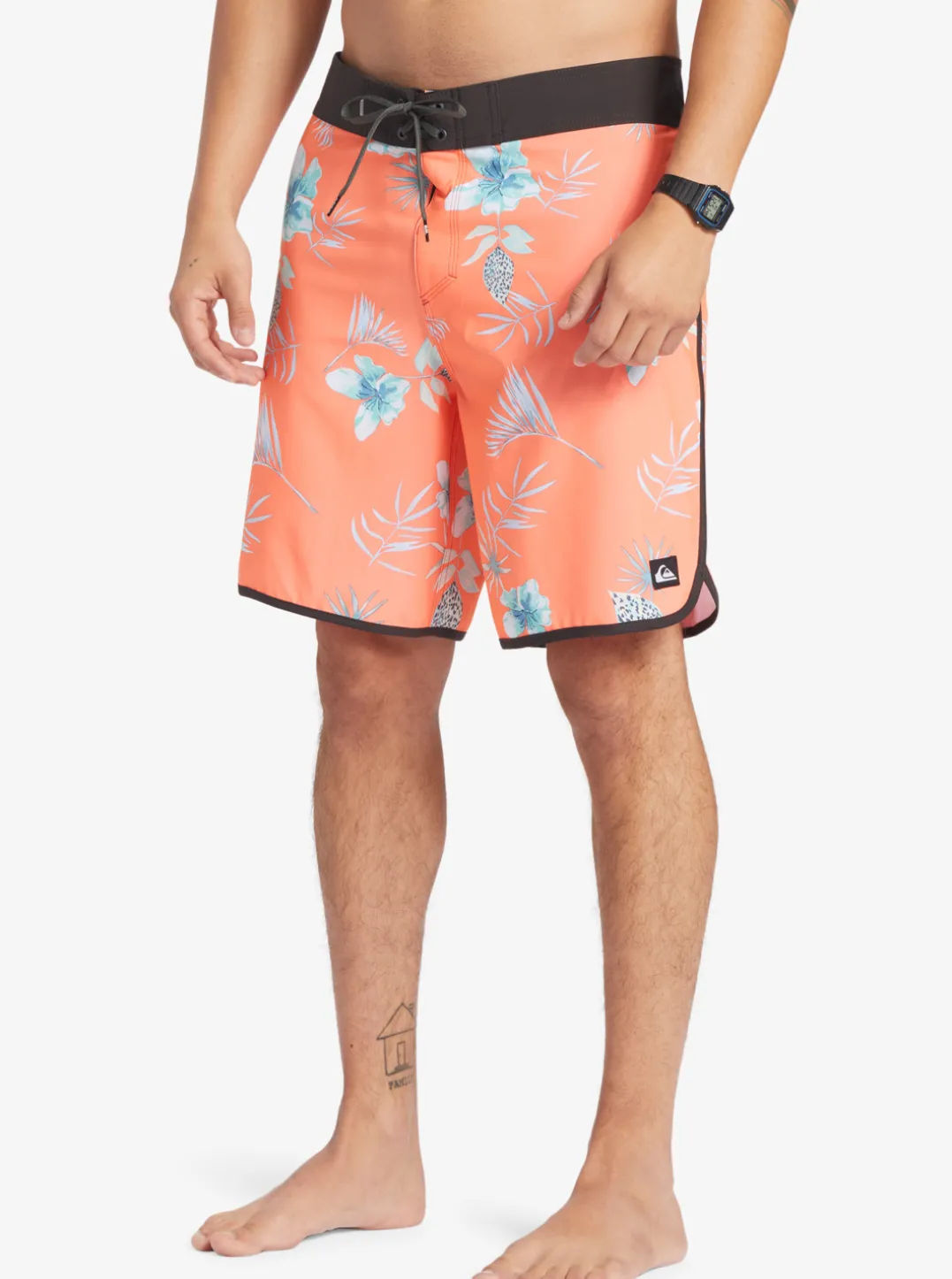 Mens Quiksilver Boardshorts|Surfsilk Scallop 19" Boardshorts