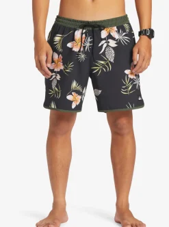 Mens Quiksilver Elastic Waist|Surfsilk Scallop Volley 17