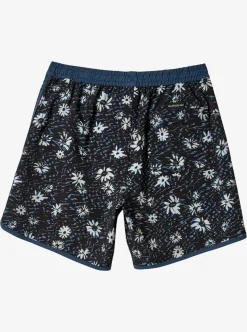 Mens Quiksilver Elastic Waist|Surfsilk Scallop Volley 17" Volleys