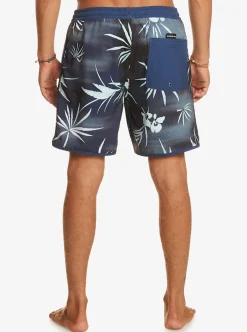 Mens Quiksilver Elastic Waist|Surfsilk Scallop Volley 17