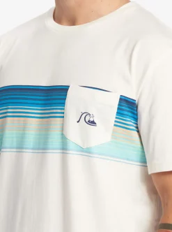 Mens Quiksilver Tees|Swell Vision Stripe Pocket T-Shirt