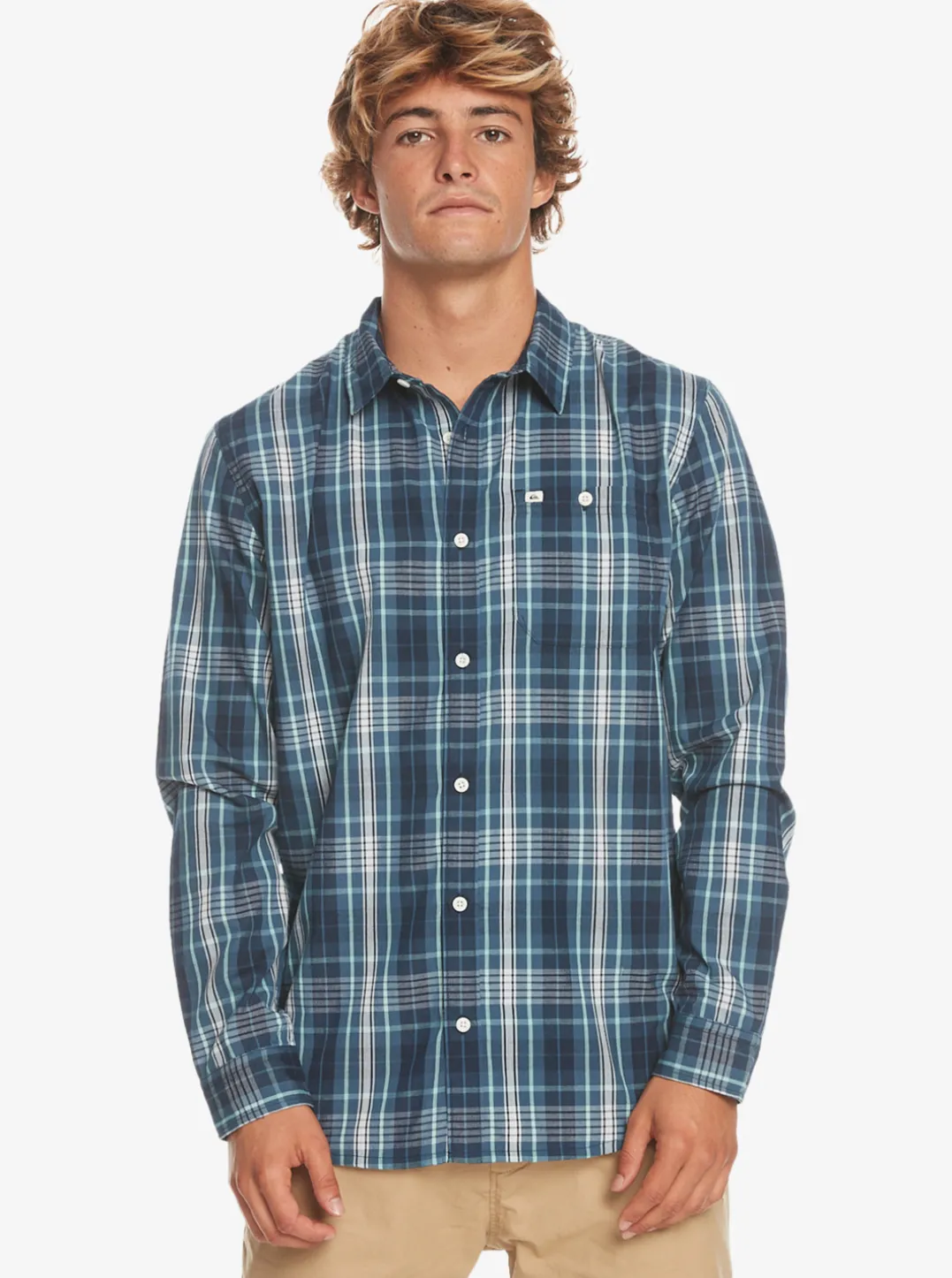 Mens Quiksilver Shirts & Polos|Swinton Long Sleeve Shirt