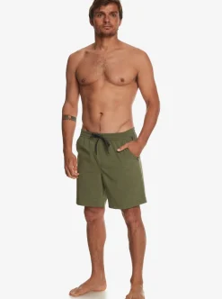 Mens Quiksilver Boardshorts|Taxer Heather 18
