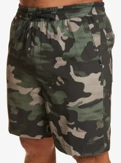 Mens Quiksilver Boardshorts|Taxer Print 18