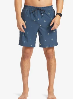 Mens Quiksilver Boardshorts|Taxer Print 18