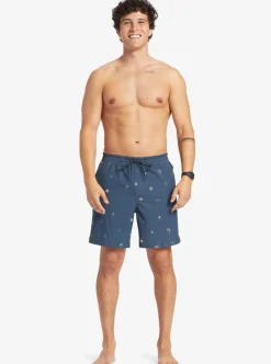 Mens Quiksilver Boardshorts|Taxer Print 18