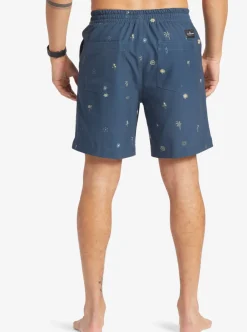 Mens Quiksilver Boardshorts|Taxer Print 18