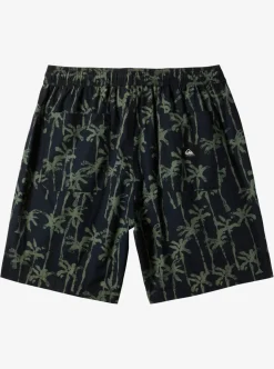 Mens Quiksilver Shorts & Amphibians|Taxer Print Elastic Waist Shorts