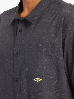Mens Quiksilver Shirts & Polos|The Saturn Short Sleeve Shirt