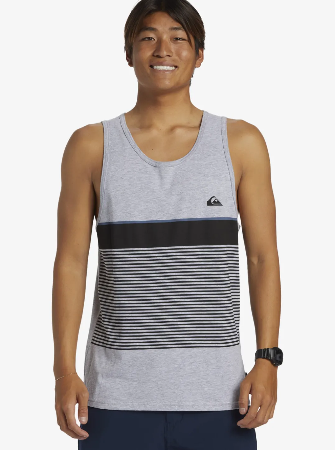 Mens Quiksilver Tees|Tijuana Stripe Tank Top