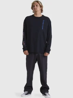 Mens Quiksilver Tees|Trident Long Sleeve T-Shirt