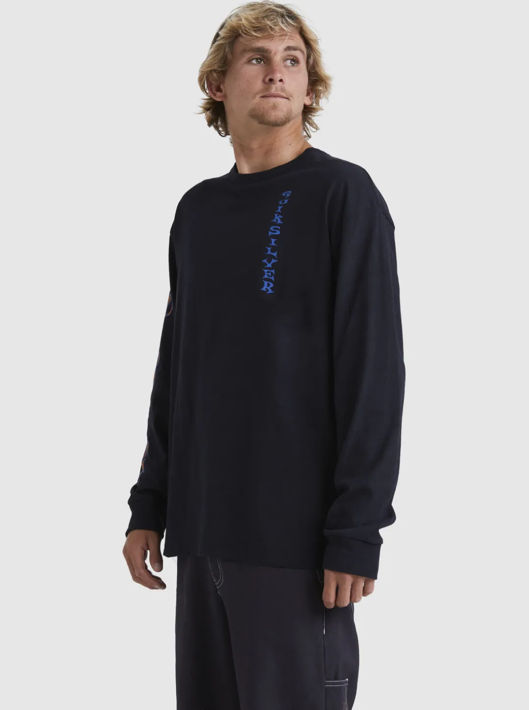 Mens Quiksilver Tees|Trident Long Sleeve T-Shirt