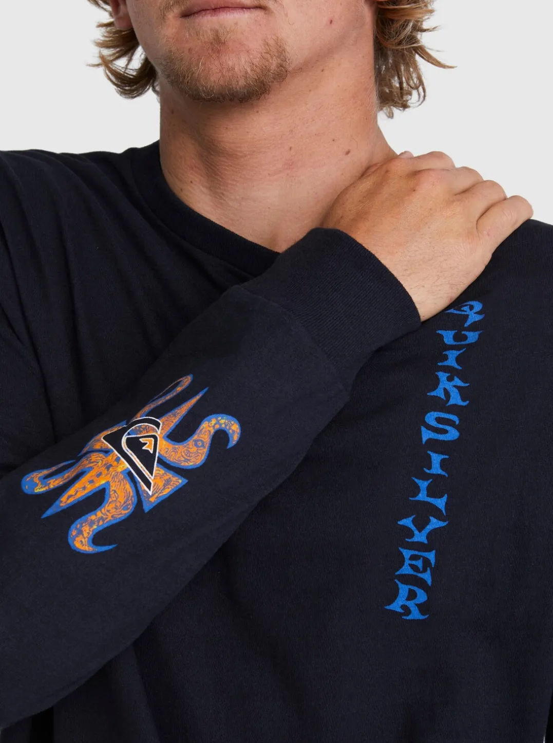 Mens Quiksilver Tees|Trident Long Sleeve T-Shirt