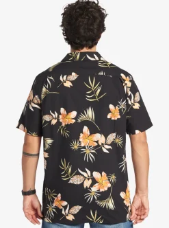 Mens Quiksilver Shirts & Polos|Tropical Floral Short Sleeve Woven Shirt