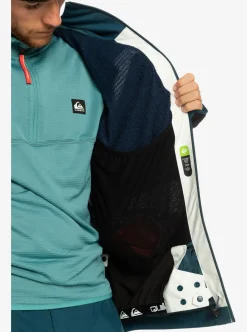 Mens Quiksilver Snow Jackets|Ultralight 20K Technical Snow Jacket
